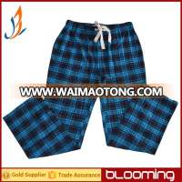 100% cotton yarn dyed flannel mens cheap price pajama pants