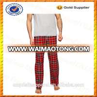 Custom Plaid Flannel Lounge Pants/Men's Cotton Drawstring Pants/Baggy Trousers Men